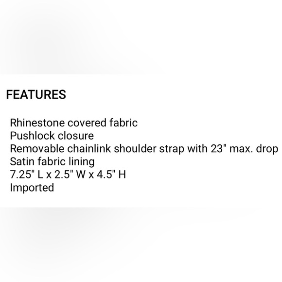 Kelly & Katie Curves Crystal Clutch Gold NWT - Picture 16 of 16